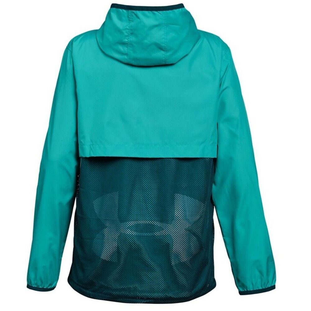 Girls Youth XL Extra Large Under Armour Hooded‎ Sackpack Jacket Green NWOT